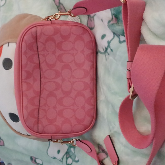 Authentic Coach Jamie Signature Canvas Camera Crossbody Bag - Picture 2 of 7